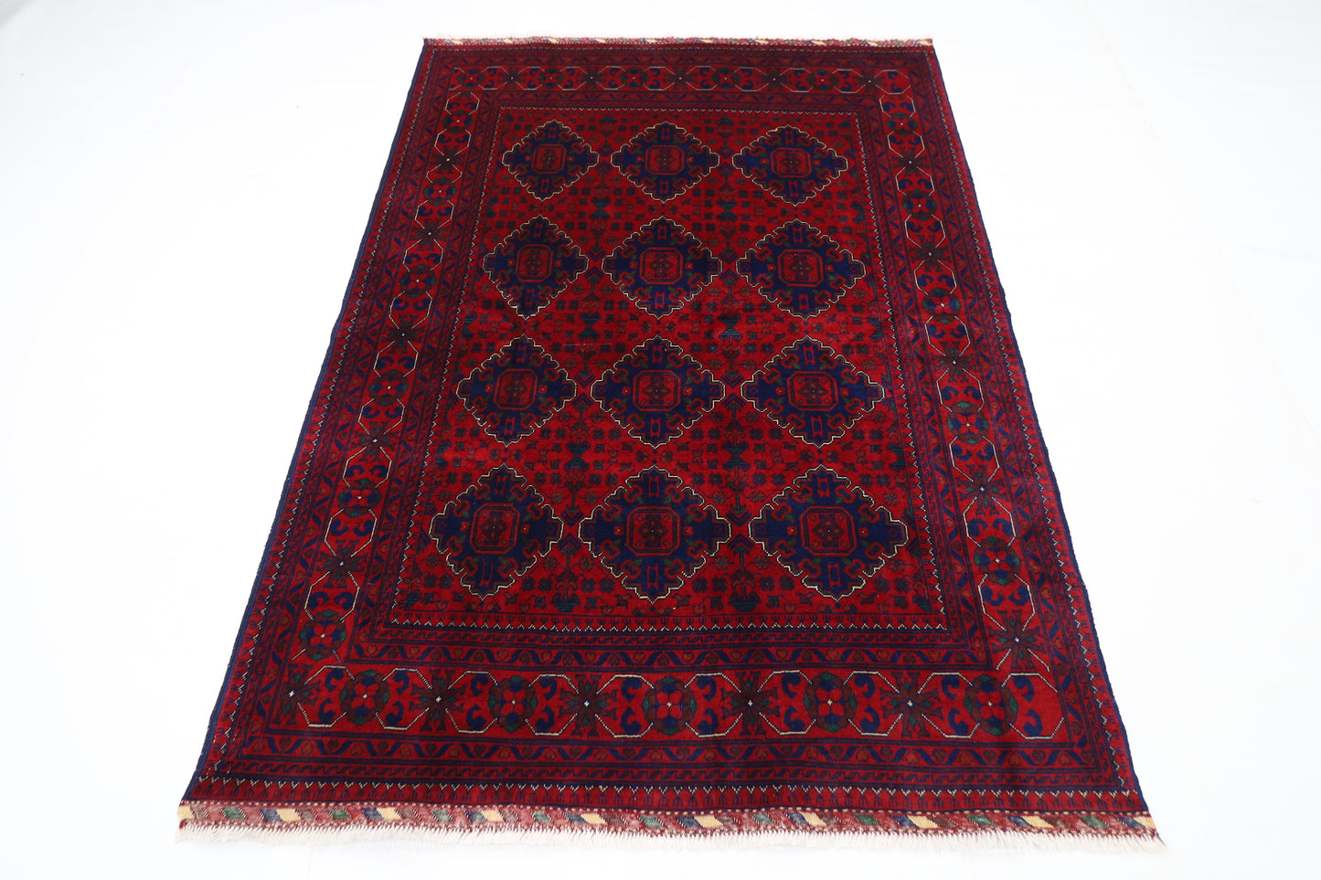 149 x 207 cm | Khamiyab Area Rug Afghan Hand Knotted Veg Dye Wool carpet