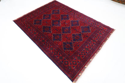 149 x 207 cm | Khamiyab Area Rug Afghan Hand Knotted Veg Dye Wool carpet