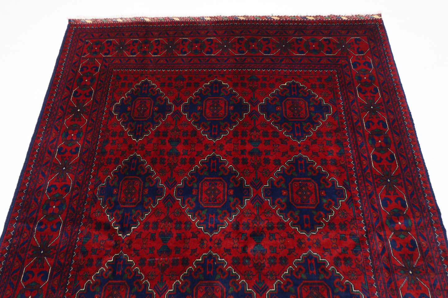 149 x 207 cm | Khamiyab Area Rug Afghan Hand Knotted Veg Dye Wool carpet