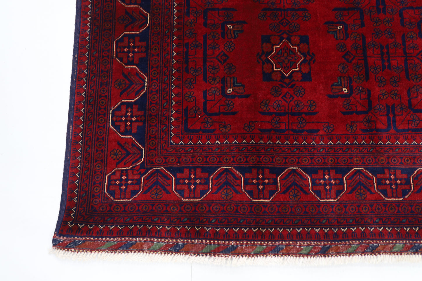 153 x 205 cm | Khamiyab Area Rug Afghan Hand Knotted Veg Dye Wool carpet