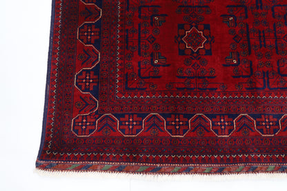 153 x 205 cm | Khamiyab Area Rug Afghan Hand Knotted Veg Dye Wool carpet