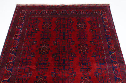 153 x 205 cm | Khamiyab Area Rug Afghan Hand Knotted Veg Dye Wool carpet