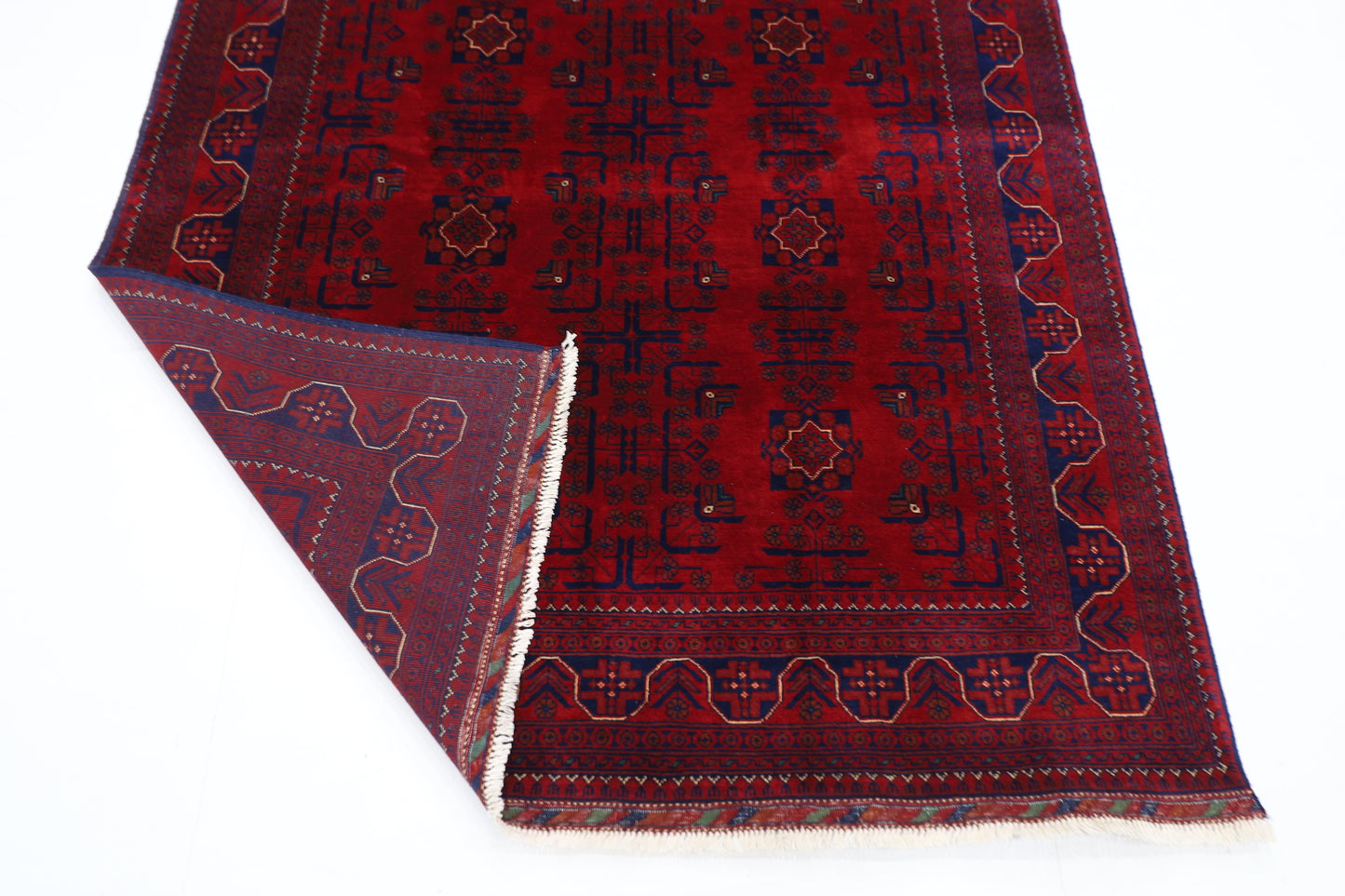 153 x 205 cm | Khamiyab Area Rug Afghan Hand Knotted Veg Dye Wool carpet
