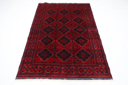 150 x 199 cm | Khamiyab Area Rug Afghan Hand Knotted Veg Dye Wool carpet