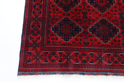 150 x 199 cm | Khamiyab Area Rug Afghan Hand Knotted Veg Dye Wool carpet