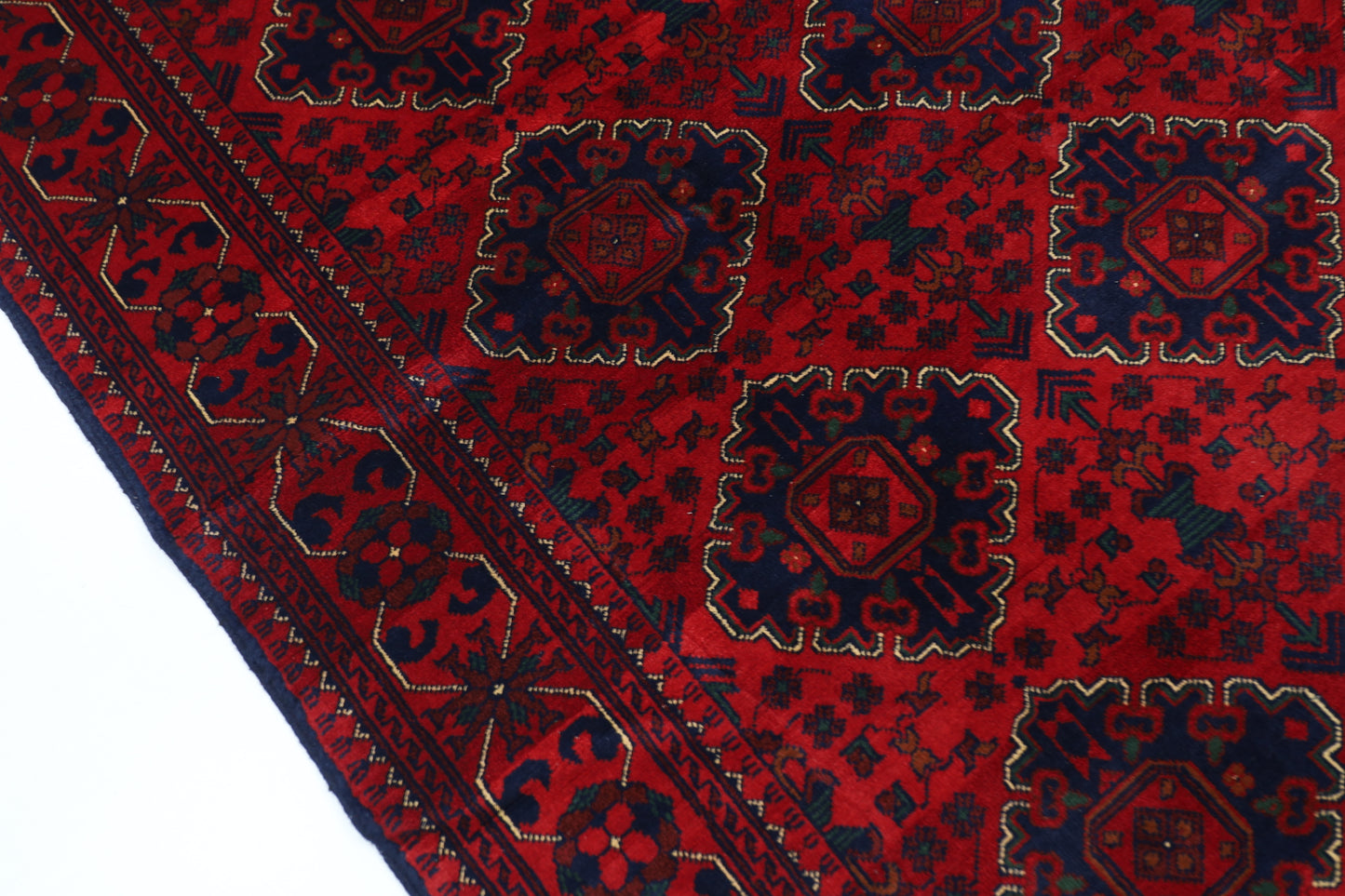 150 x 199 cm | Khamiyab Area Rug Afghan Hand Knotted Veg Dye Wool carpet