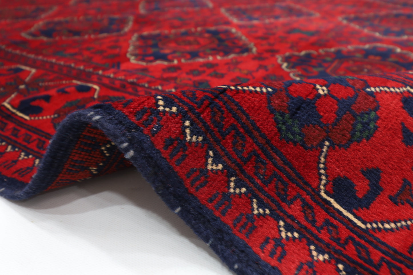 150 x 199 cm | Khamiyab Area Rug Afghan Hand Knotted Veg Dye Wool carpet