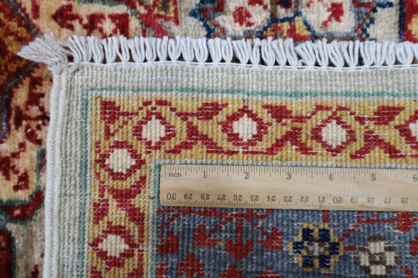 173 x 238 cm | Mamluk Afghan Tribal Hand Knotted Veg Dye Wool Carpet