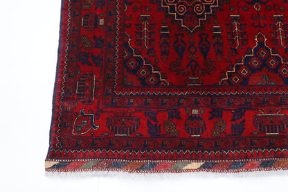 153 x 207 cm | Khamiyab Area Rug Afghan Hand Knotted Veg Dye Wool carpet