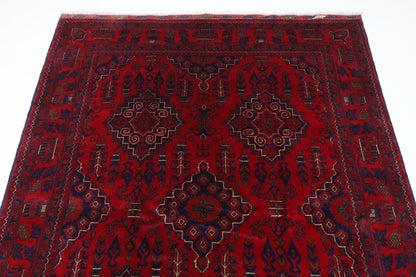 153 x 207 cm | Khamiyab Area Rug Afghan Hand Knotted Veg Dye Wool carpet