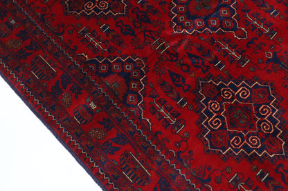 153 x 207 cm | Khamiyab Area Rug Afghan Hand Knotted Veg Dye Wool carpet