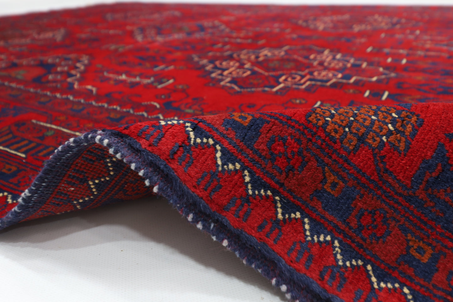 153 x 207 cm | Khamiyab Area Rug Afghan Hand Knotted Veg Dye Wool carpet