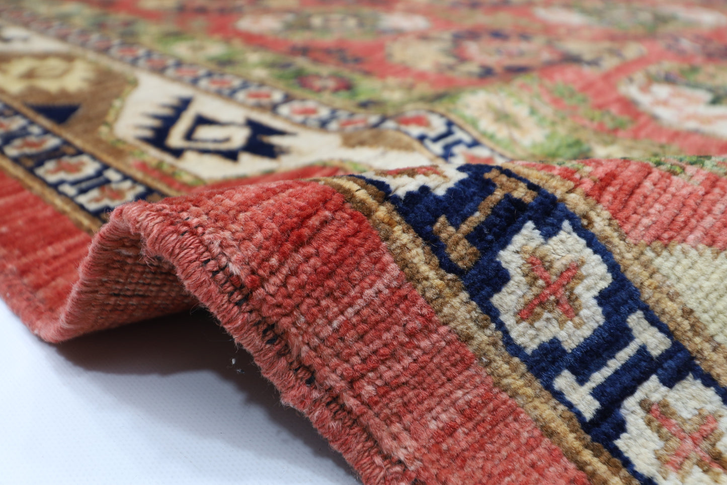 175 x220 cm | Ersari Afghan Tribal Hand Knotted Veg Dye Wool Carpet