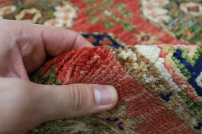 175 x220 cm | Ersari Afghan Tribal Hand Knotted Veg Dye Wool Carpet