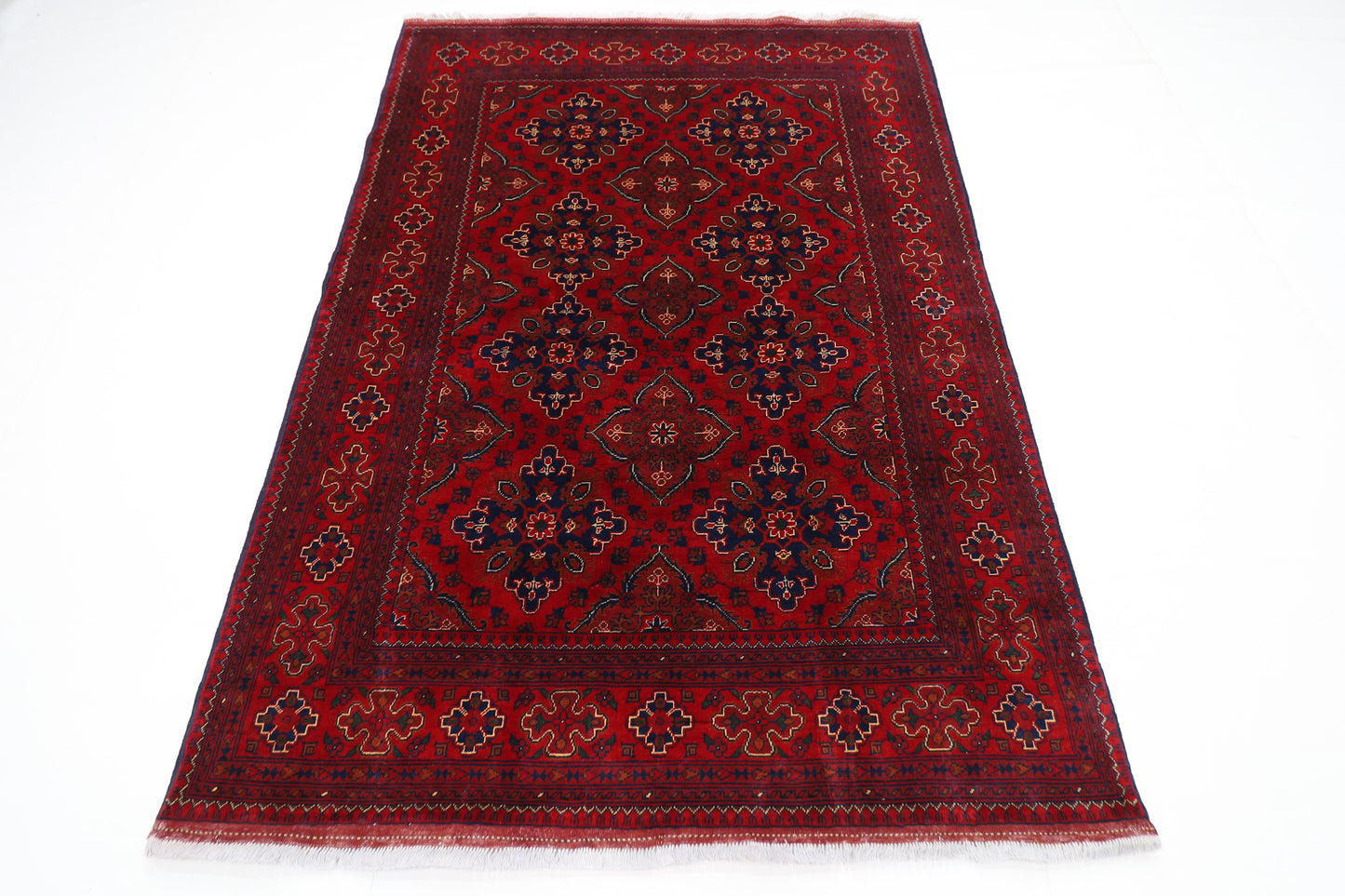 149 x 210 cm | Khamiyab Area Rug Afghan Hand Knotted Veg Dye Wool carpet