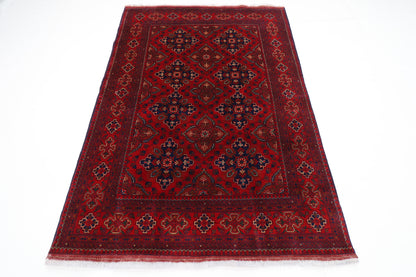149 x 210 cm | Khamiyab Area Rug Afghan Hand Knotted Veg Dye Wool carpet
