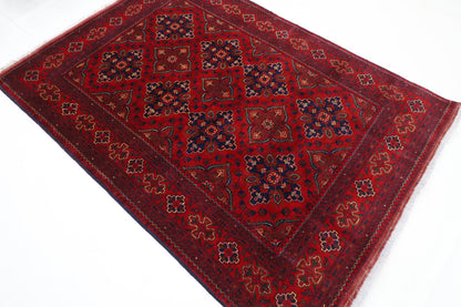 149 x 210 cm | Khamiyab Area Rug Afghan Hand Knotted Veg Dye Wool carpet