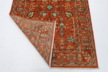 125 x 191 cm | Sultani Afghan Tribal Hand Knotted Natural Veg Dye Wool Carpet