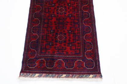 86 x 306 cm | Khamiyab Runner Rug Afghan Hand Knotted Veg Dye Wool carpet