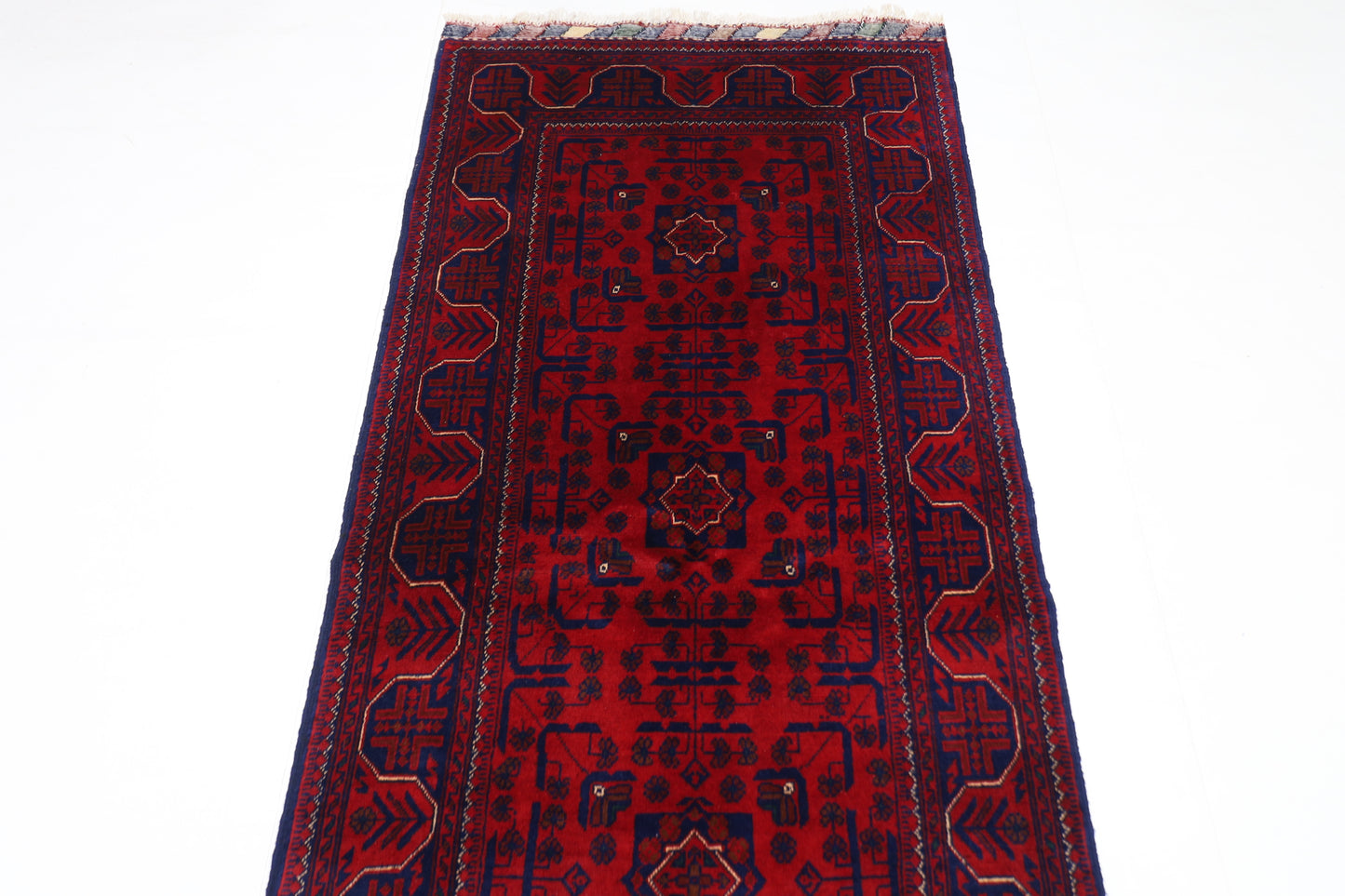86 x 306 cm | Khamiyab Runner Rug Afghan Hand Knotted Veg Dye Wool carpet