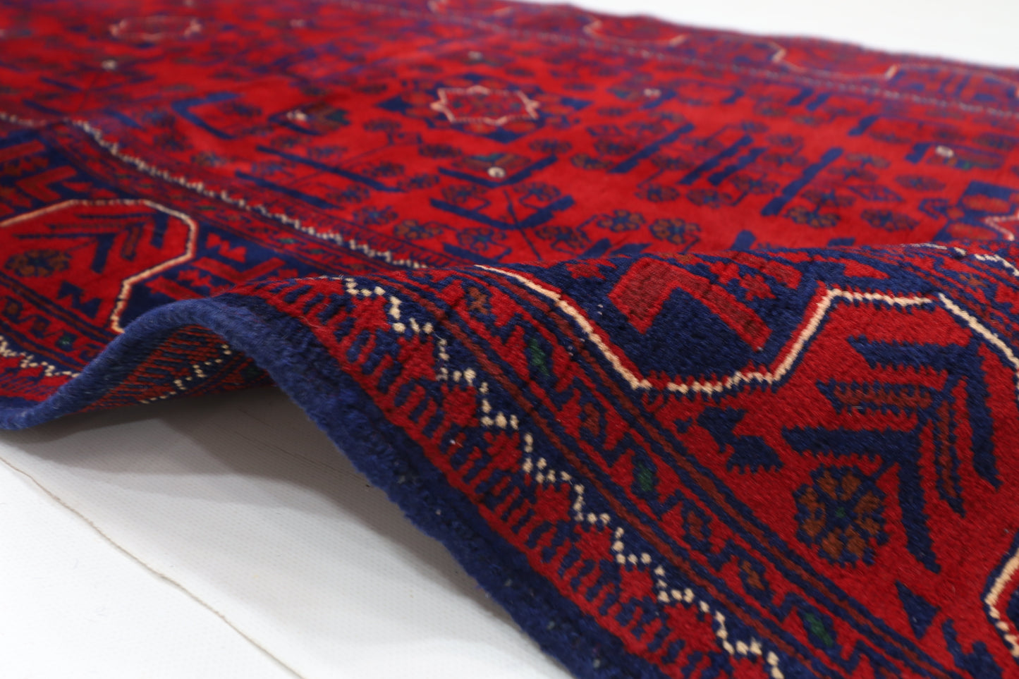 86 x 306 cm | Khamiyab Runner Rug Afghan Hand Knotted Veg Dye Wool carpet