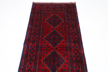 88 x 304 cm | Khamiyab Runner Rug Afghan Hand Knotted Veg Dye Wool carpet