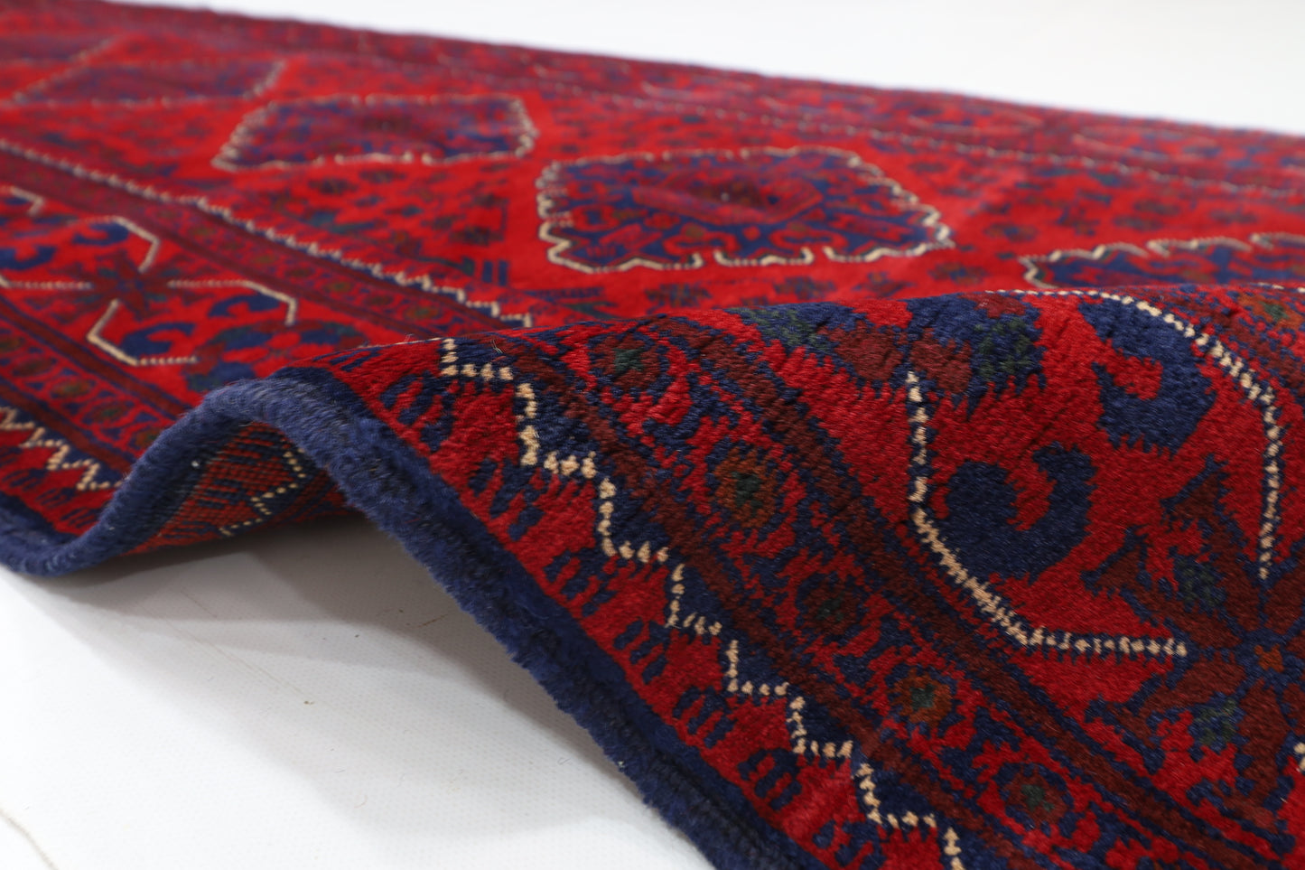 88 x 304 cm | Khamiyab Runner Rug Afghan Hand Knotted Veg Dye Wool carpet