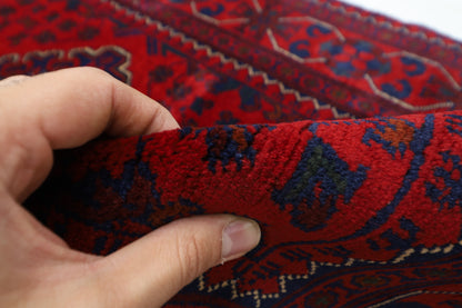 88 x 304 cm | Khamiyab Runner Rug Afghan Hand Knotted Veg Dye Wool carpet