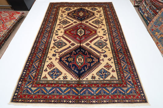 178 x 250 cm | Shirvan Afghan Tribal Hand Knotted Veg Dye Wool Carpet