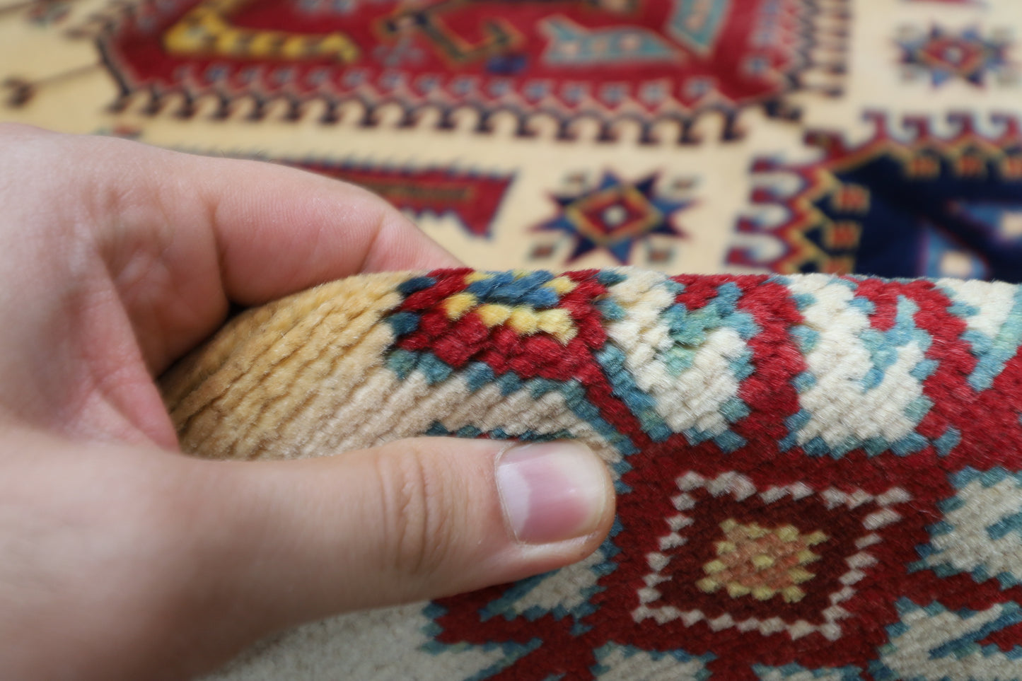 178 x 250 cm | Shirvan Afghan Tribal Hand Knotted Veg Dye Wool Carpet