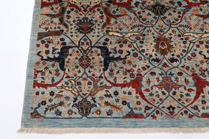 155 x 233 cm | Bidjar Afghan Tribal Hand Knotted Veg Dye Wool Carpet