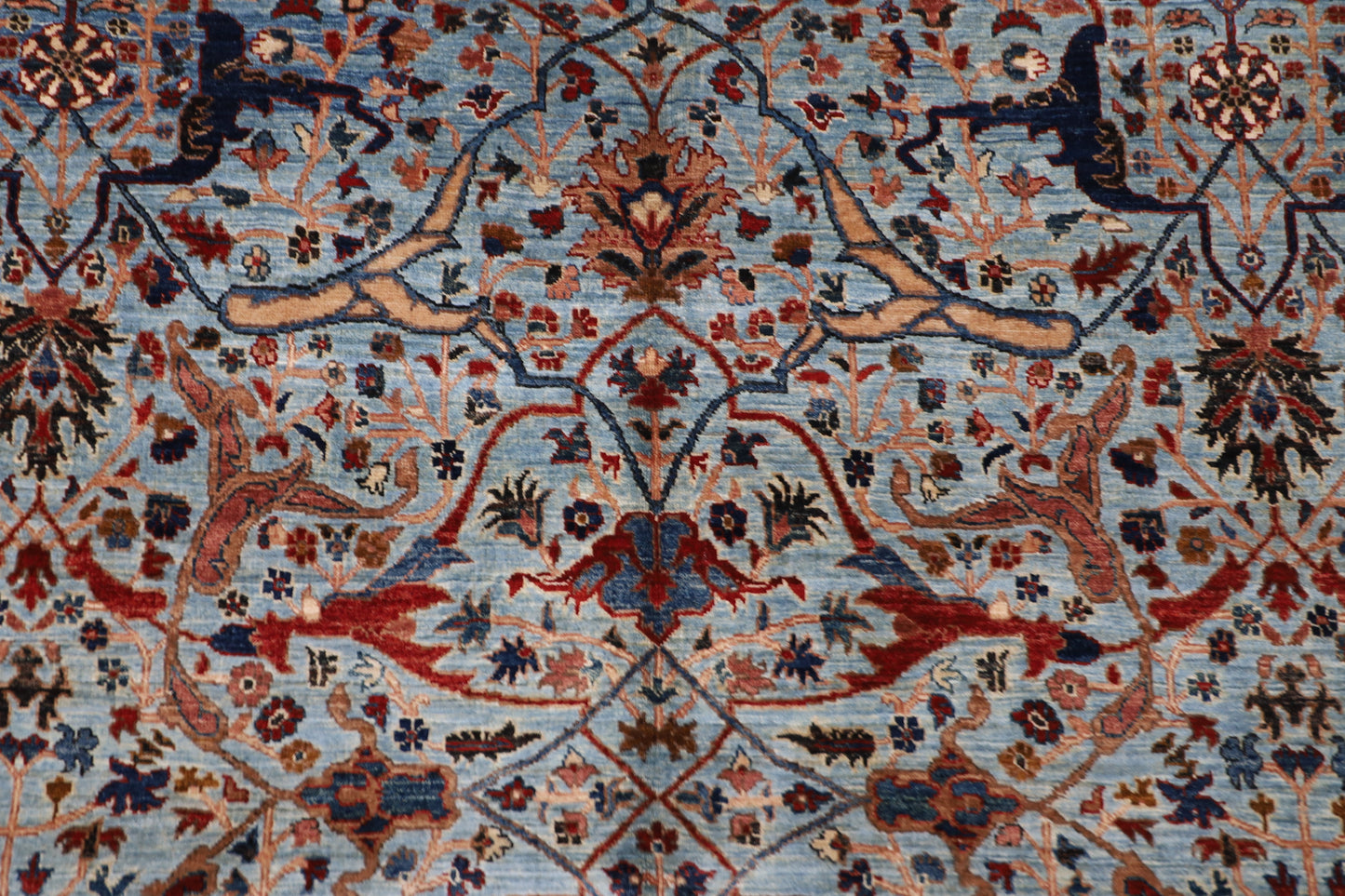 155 x 233 cm | Bidjar Afghan Tribal Hand Knotted Veg Dye Wool Carpet
