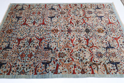 155 x 233 cm | Bidjar Afghan Tribal Hand Knotted Veg Dye Wool Carpet