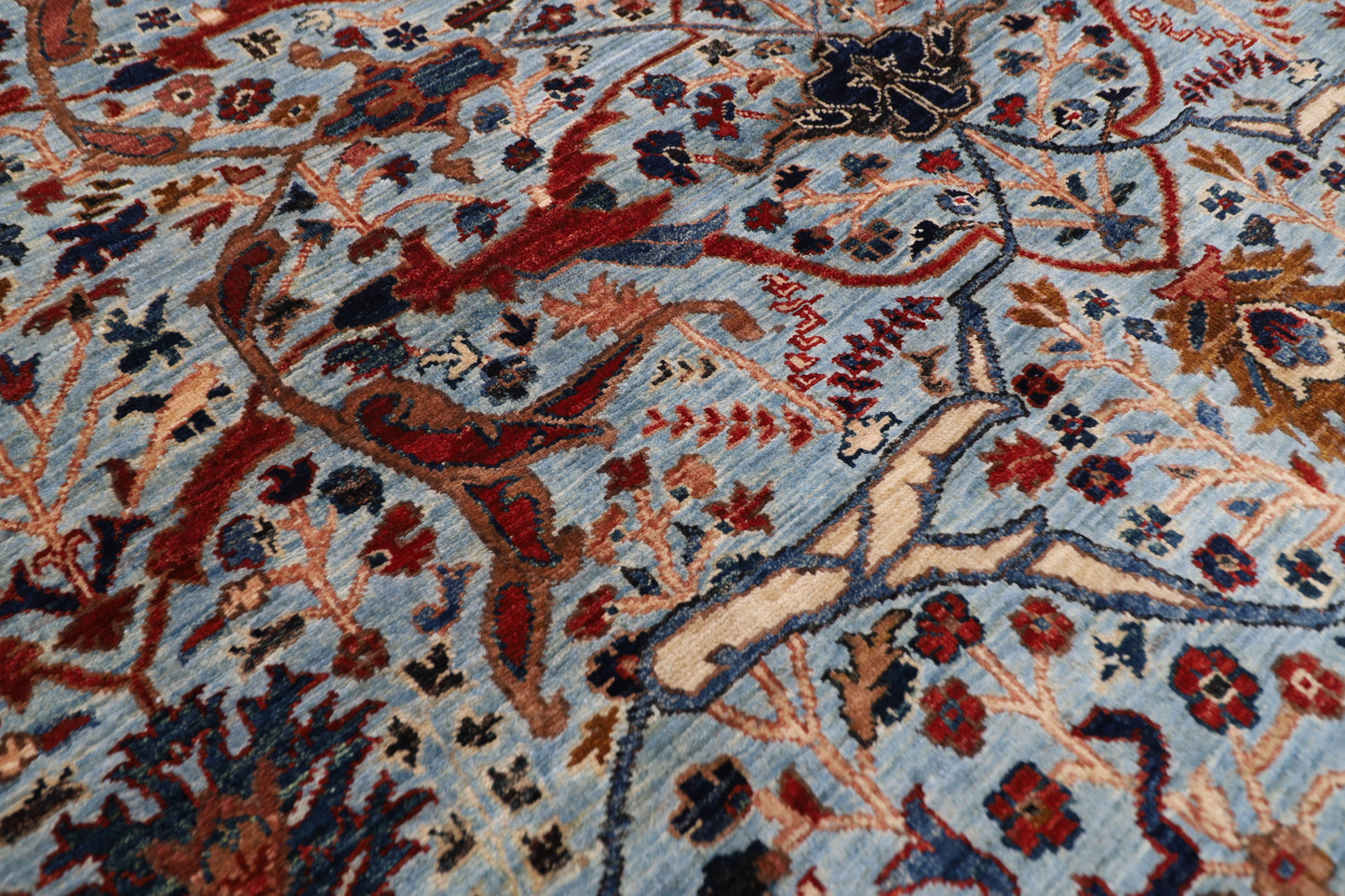155 x 233 cm | Bidjar Afghan Tribal Hand Knotted Veg Dye Wool Carpet