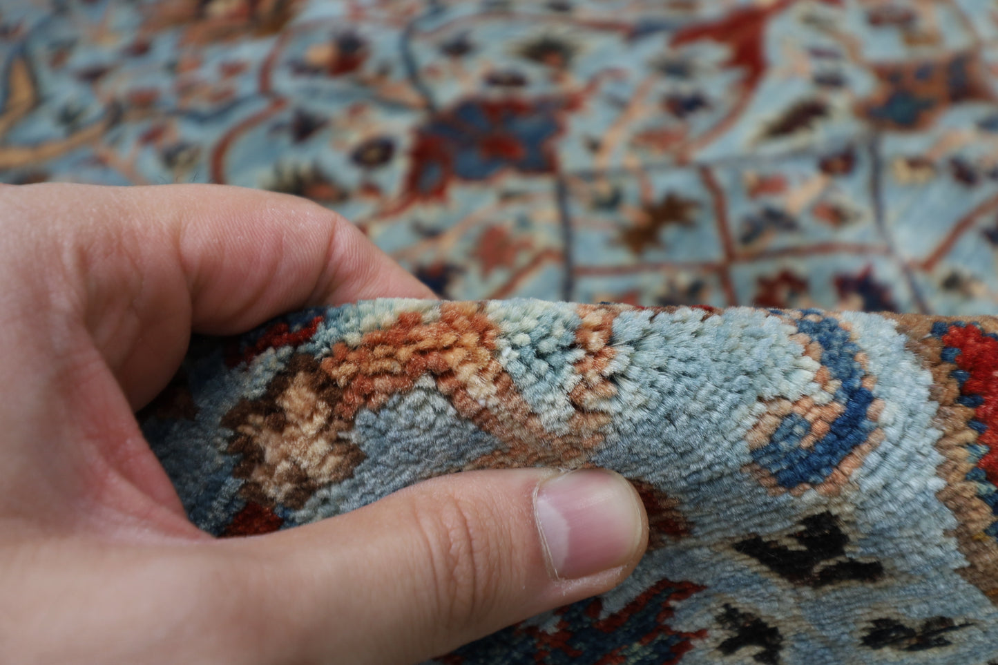 155 x 233 cm | Bidjar Afghan Tribal Hand Knotted Veg Dye Wool Carpet