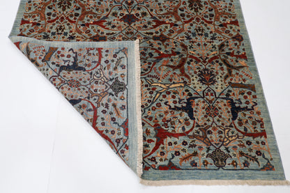 155 x 233 cm | Bidjar Afghan Tribal Hand Knotted Veg Dye Wool Carpet