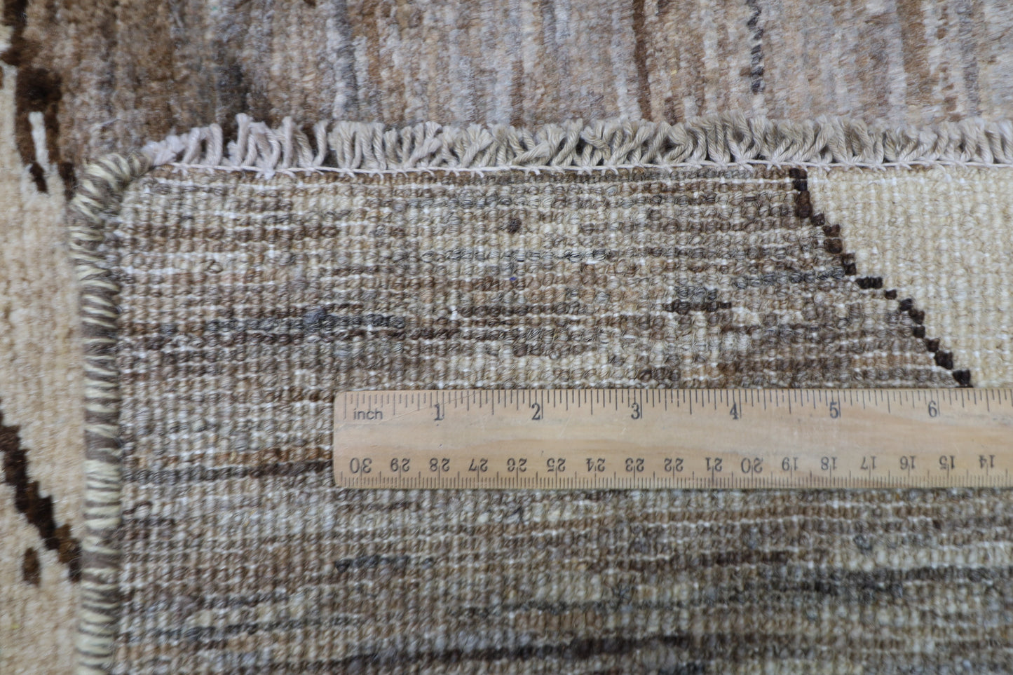 165 x 233 cm | Art Afghan Tribal Hand Knotted Veg Dye Wool Carpet