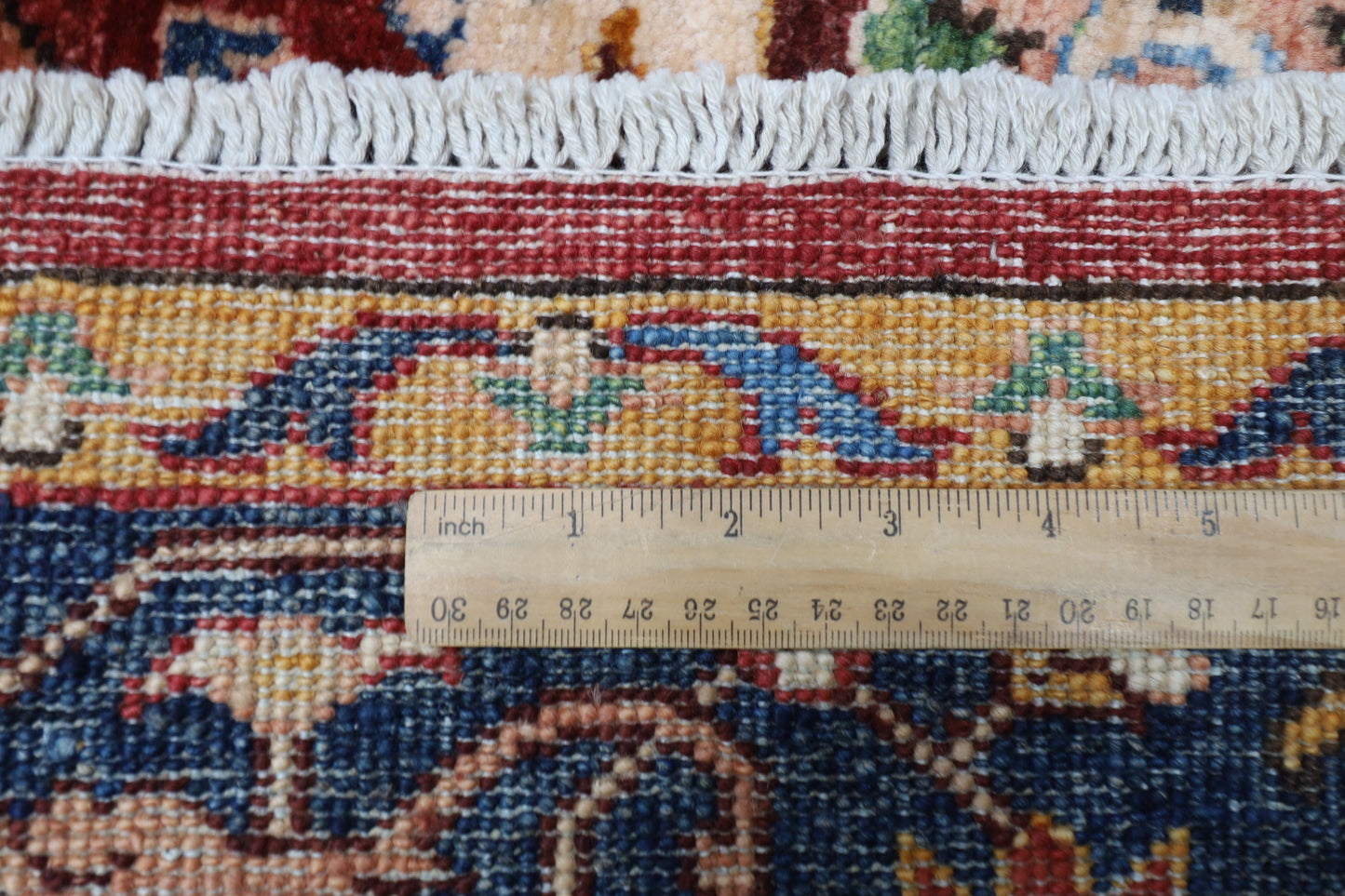 175 x 233 cm | Aryana Afghan Tribal Hand Knotted Veg Dye Wool Carpet