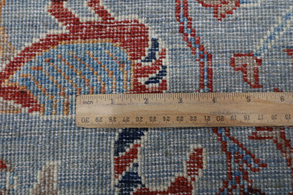 196 x 292 cm | Birds Afghan Tribal Hand Knotted Natural Veg Dye Wool Carpet