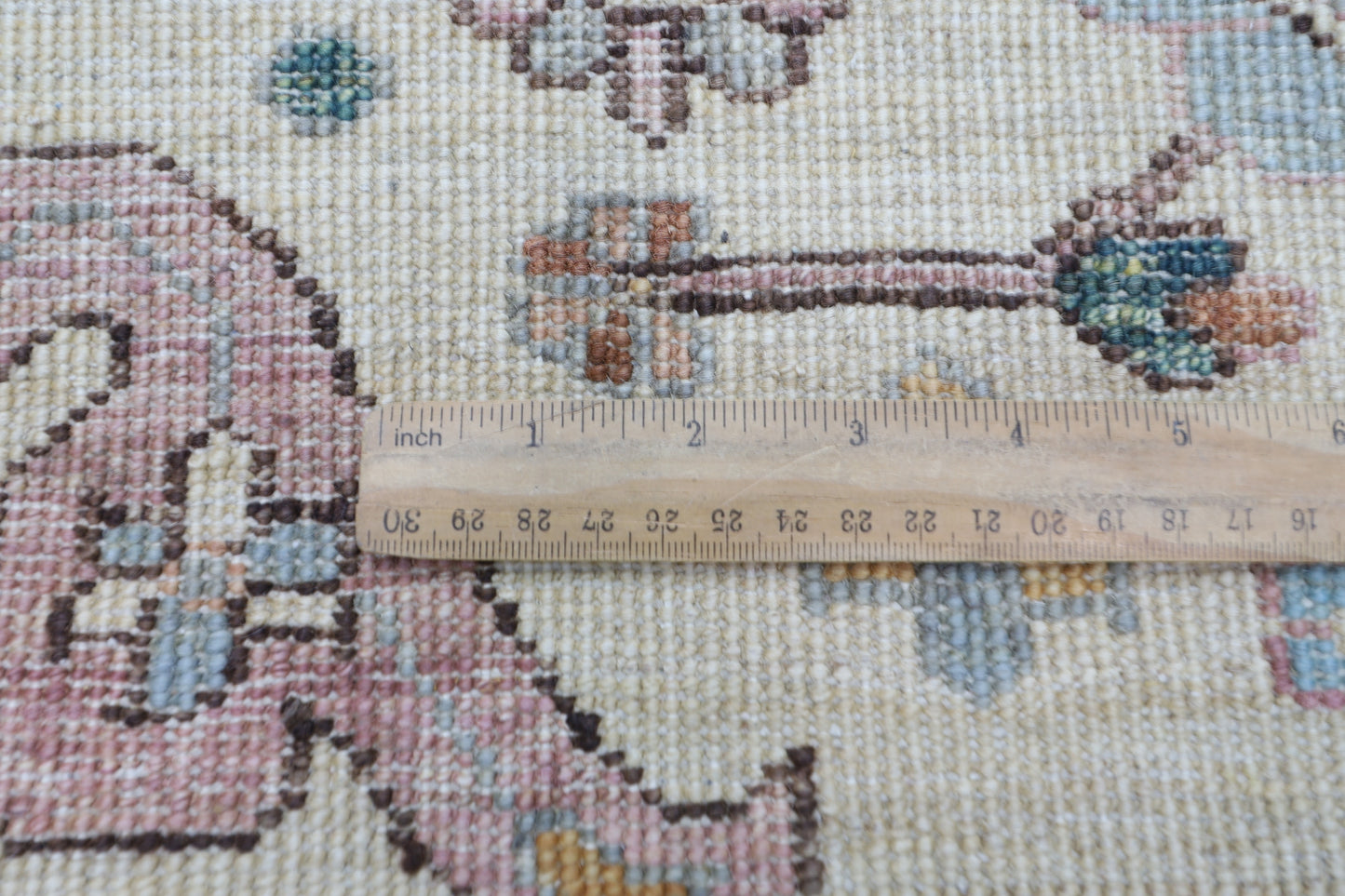 75 x 182 cm | Beige Runner Rug Afghan Hand Knotted Veg Dye Wool carpet