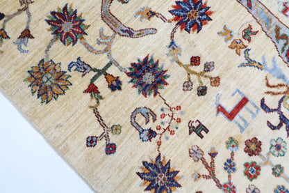 105 x 152 cm | Tree Gabbeh Rug Afghan Hand Knotted Veg Dye Wool carpet