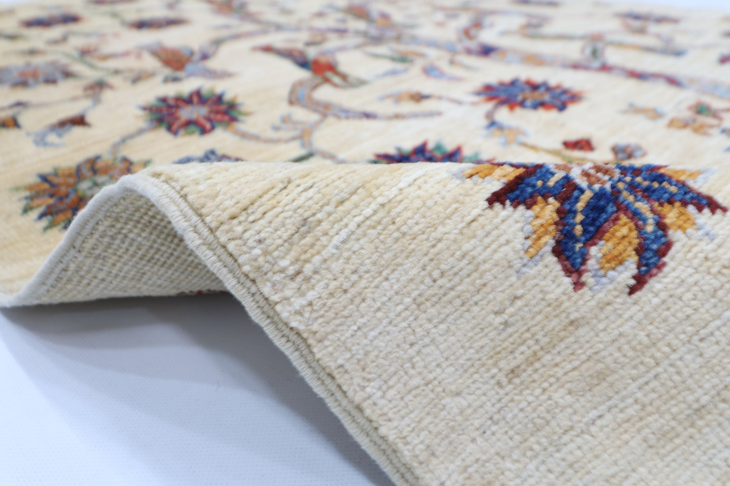 105 x 152 cm | Tree Gabbeh Rug Afghan Hand Knotted Veg Dye Wool carpet