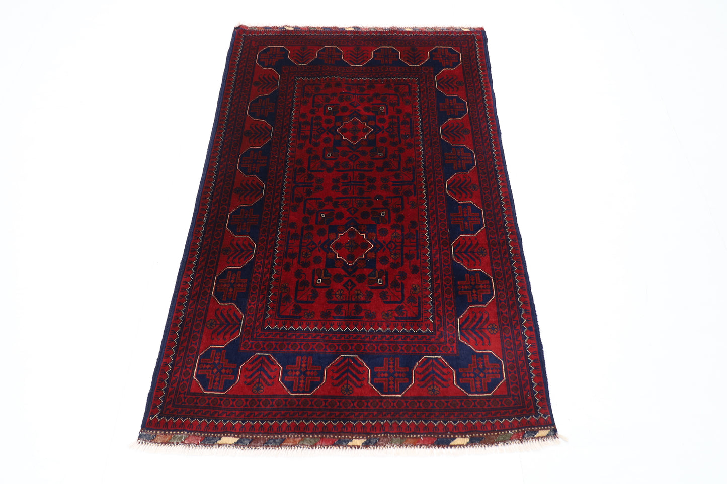 101 x 153 cm | Khamiyab Area Rug Afghan Hand Knotted Veg Dye Wool carpet