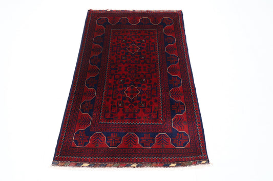 101 x 153 cm | Khamiyab Area Rug Afghan Hand Knotted Veg Dye Wool carpet