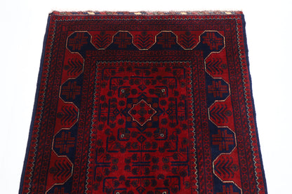101 x 153 cm | Khamiyab Area Rug Afghan Hand Knotted Veg Dye Wool carpet