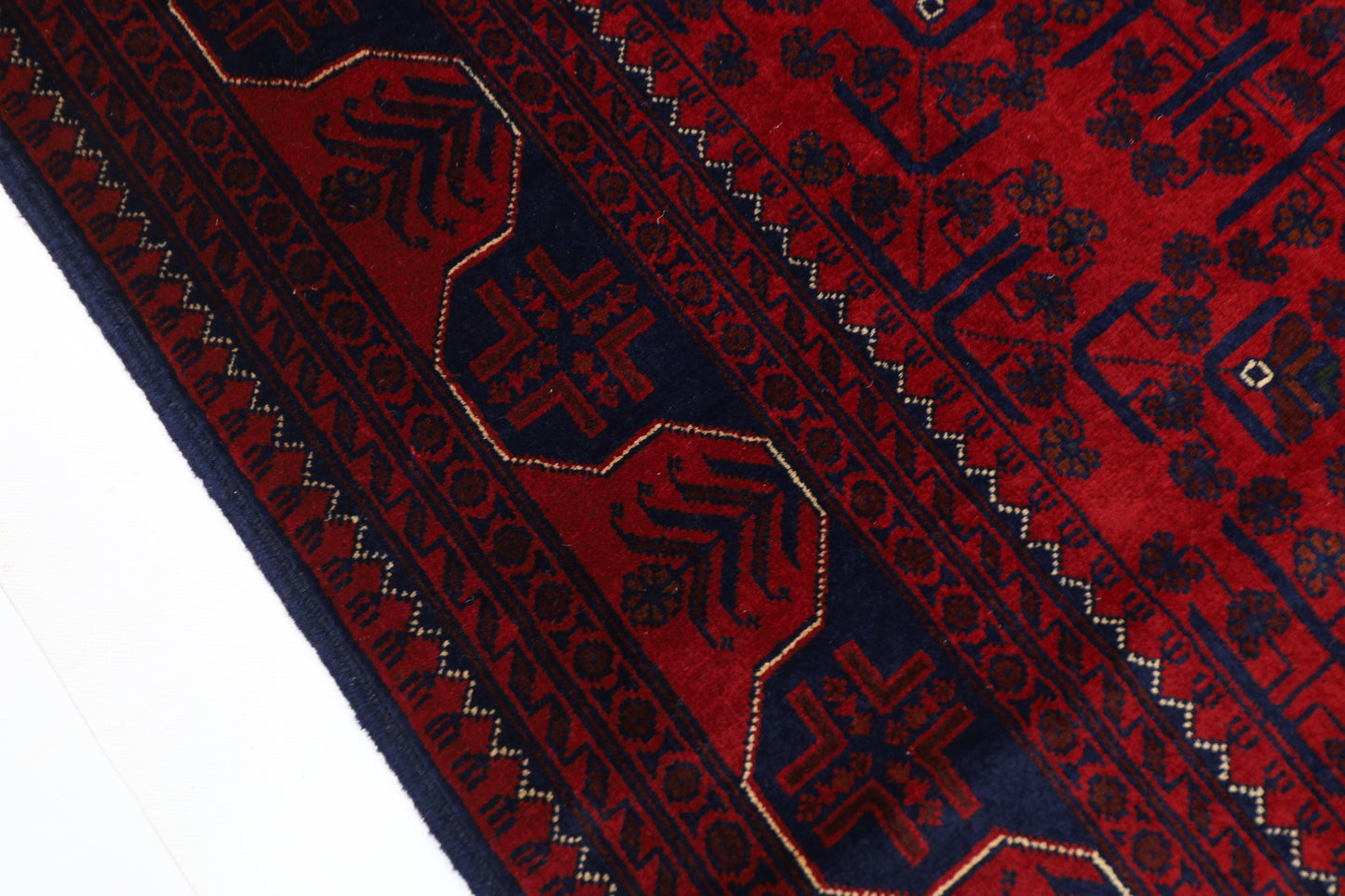 101 x 153 cm | Khamiyab Area Rug Afghan Hand Knotted Veg Dye Wool carpet
