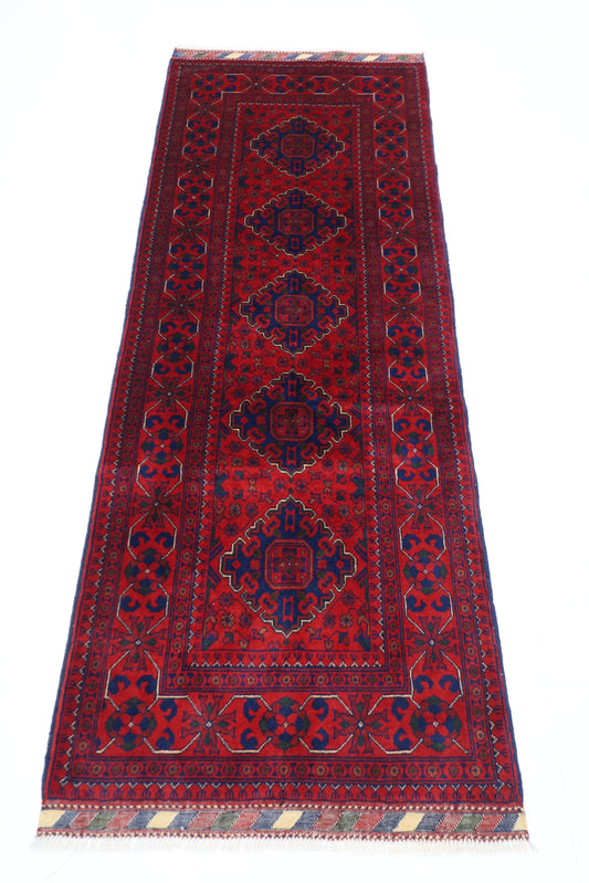 80 x 215 cm | Khamiyab Runner Rug Afghan Hand Knotted Veg Dye Wool carpet