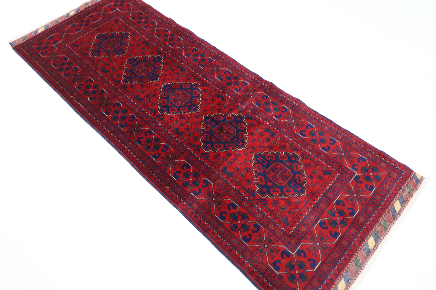 80 x 215 cm | Khamiyab Runner Rug Afghan Hand Knotted Veg Dye Wool carpet