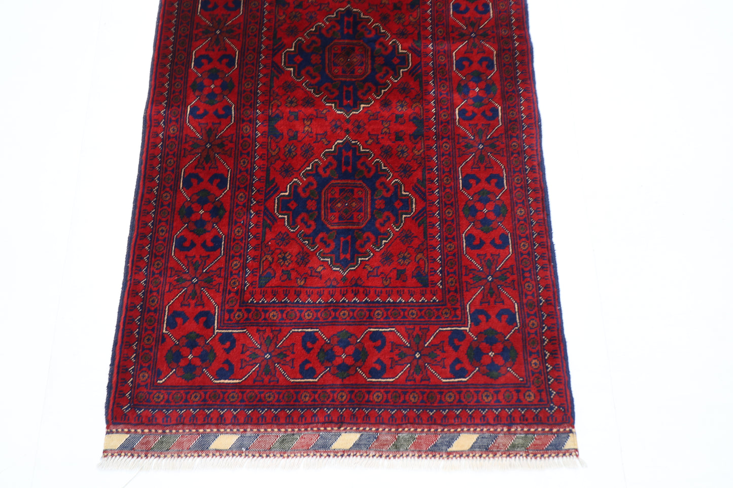 80 x 215 cm | Khamiyab Runner Rug Afghan Hand Knotted Veg Dye Wool carpet