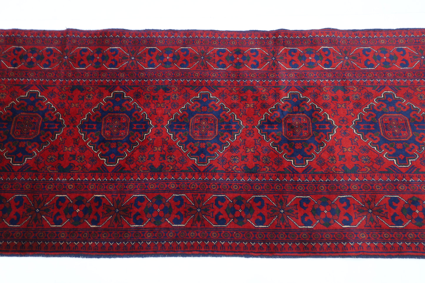 80 x 215 cm | Khamiyab Runner Rug Afghan Hand Knotted Veg Dye Wool carpet